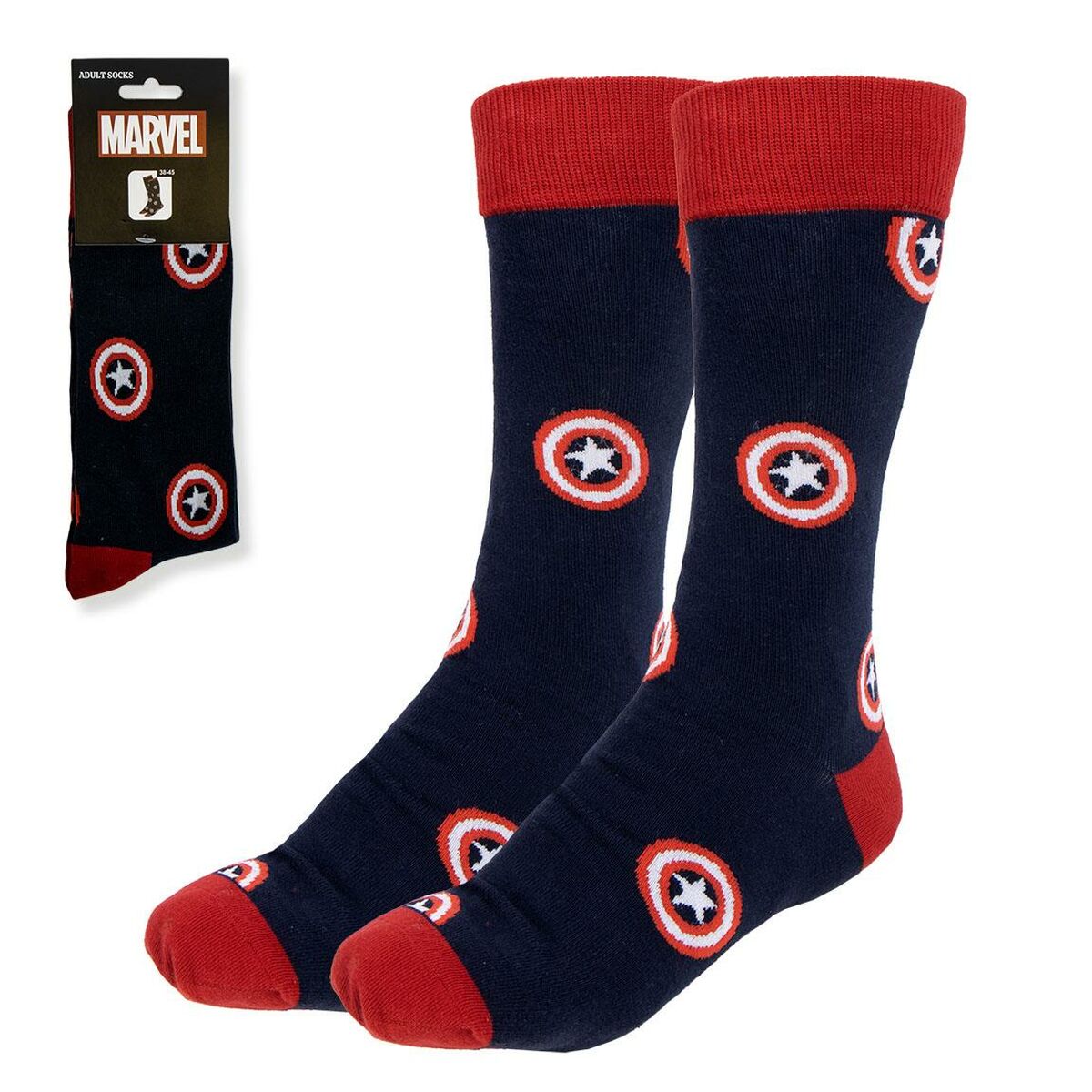 Zokni Marvel Fekete 38-45